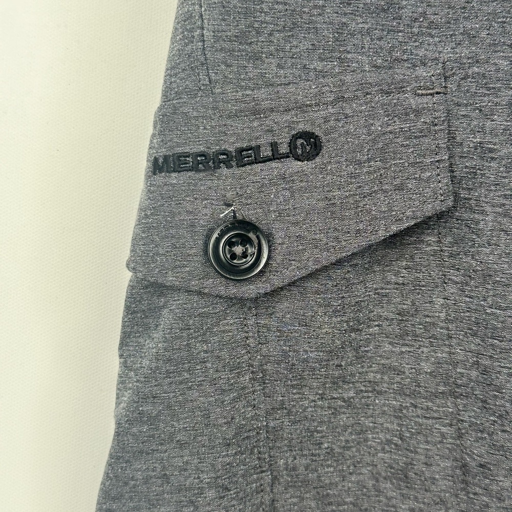 Merrell Cargo Shorts Womans Outdoor Camping Hiking Lightweight Gray Size 4 - Picture 4 of 9